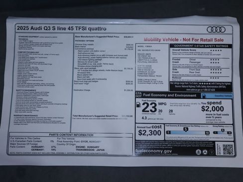 Used 2025 Audi Q3 2.0T Premium w/ Convenience Package image 10