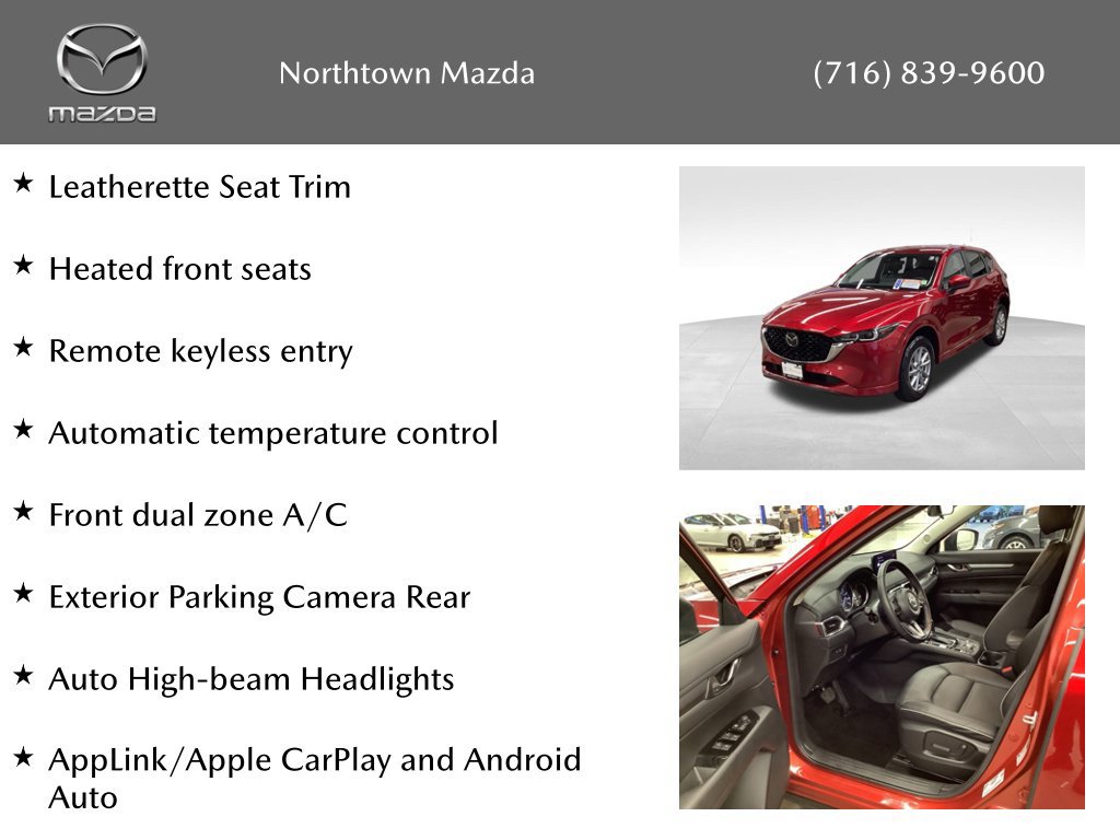 Certified 2024 MAZDA CX-5 AWD 2.5 S w/ Select Package image 10