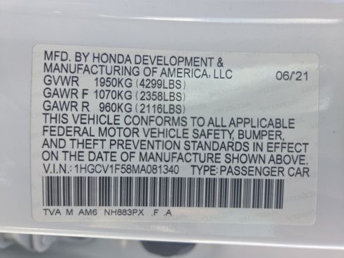 Used 2021 Honda Accord EX-L image 38