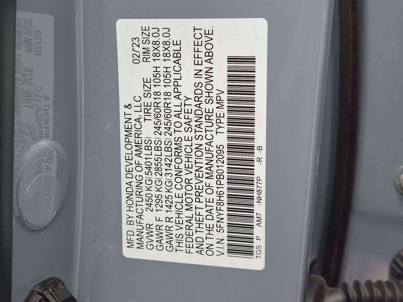 Certified 2023 Honda Passport TrailSport image 21