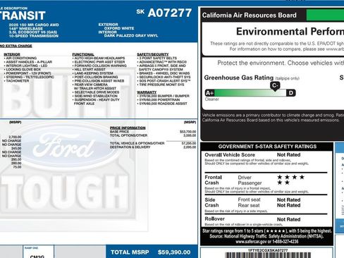 Used 2025 Ford Transit 150 148 Medium Roof AWD image 8