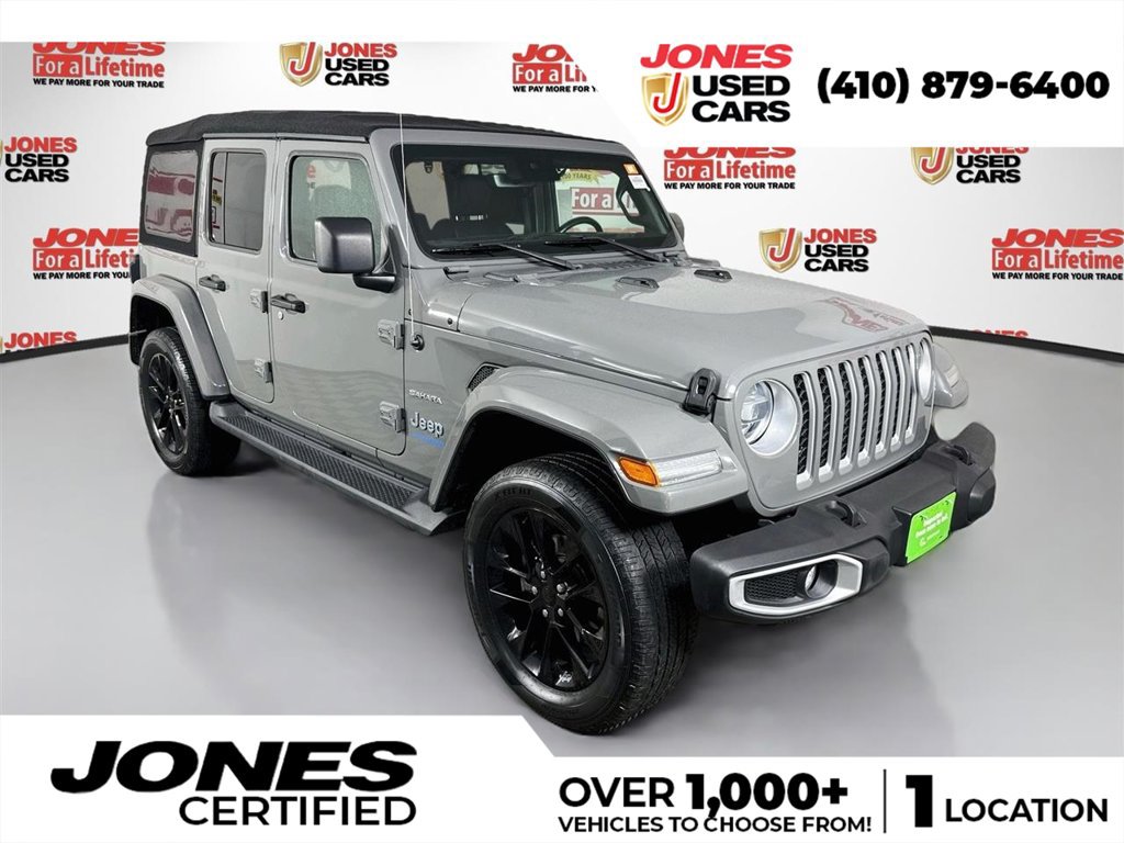 Used 2021 Jeep Wrangler Unlimited Sahara w/ Cold Weather Group AWD/4WD image 1