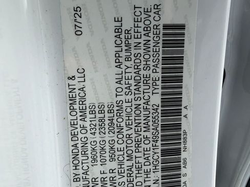 Used 2025 Honda Accord SE image 22