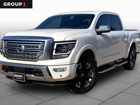 Used 2022 Nissan Titan Platinum Reserve w/ Moonroof Package AWD/4WD image 1