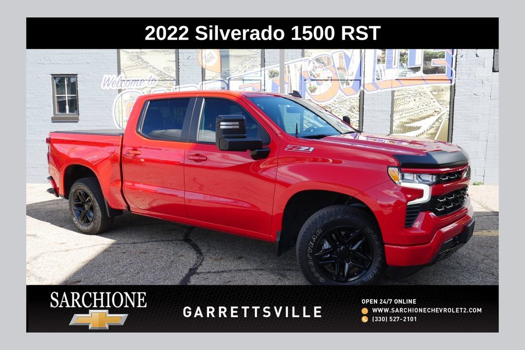 Used 2022 Chevrolet Silverado 1500 RST w/ Z71 Off-Road Package AWD/4WD image 1