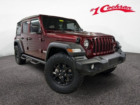 Used 2021 Jeep Wrangler Unlimited Sport image 1