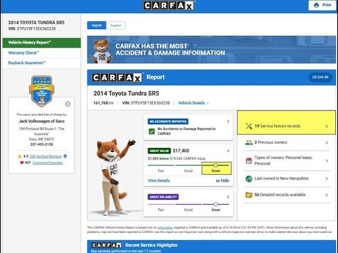 Used 2014 Toyota Tundra SR5 image 11
