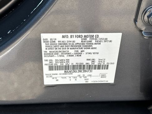 Used 2019 Ford EcoSport SE w/ SE Convenience Package image 34