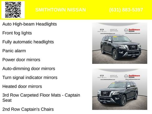 Used 2022 Nissan Armada Platinum w/ Captain's Chairs Package AWD/4WD image 8