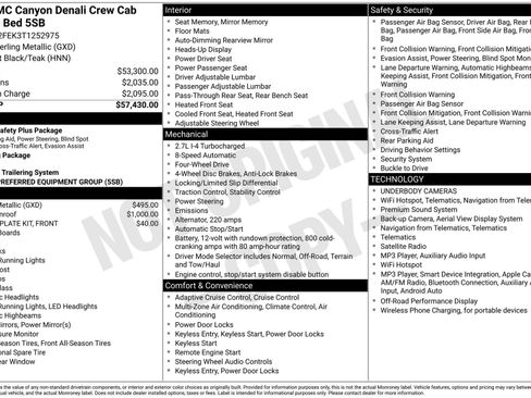New 2026 GMC Canyon Denali AWD/4WD image 3