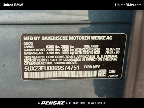 Certified 2024 BMW X5 xDrive40i w/ Parking Assistance Package image 15