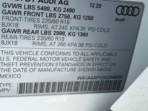 Used 2021 Audi Q5 2.0T Premium w/ Convenience Package AWD/4WD image 24