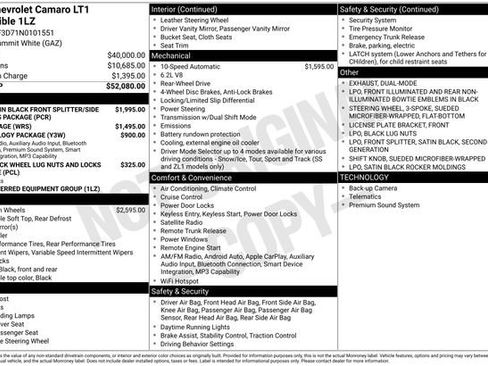 Used 2022 Chevrolet Camaro LT RWD image 3
