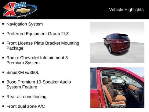 Certified 2021 Chevrolet Traverse High Country AWD/4WD image 2