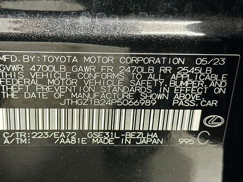 Used 2023 Lexus IS 350 F Sport w/ Memory Package RWD image 31