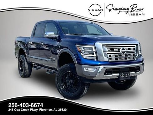 Used 2022 Nissan Titan Platinum Reserve w/ Moonroof Package AWD/4WD image 1