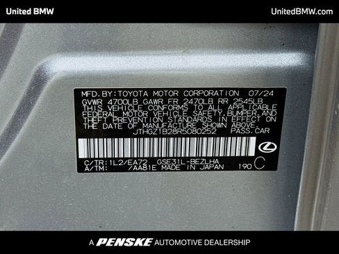 Used 2024 Lexus IS 350 F Sport image 15