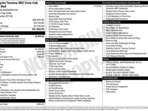 Used 2025 Toyota Tacoma SR5 w/ SR5 Upgrade Package AWD/4WD image 11