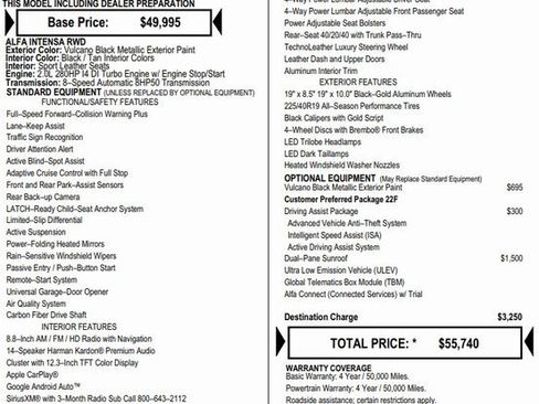 Used 2025 Alfa Romeo Giulia w/ Driving Assist Package image 2