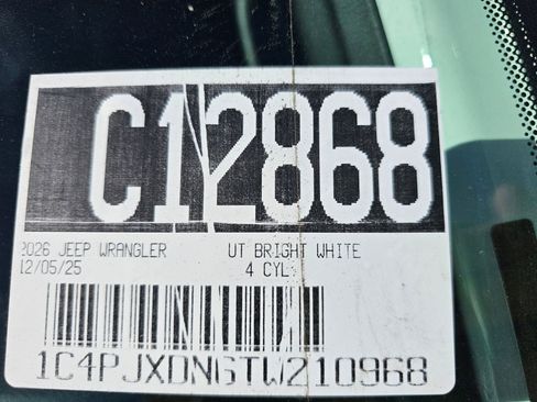 New 2026 Jeep Wrangler Sport S image 11