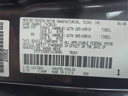 New 2026 Toyota Tundra TRD Pro image 34