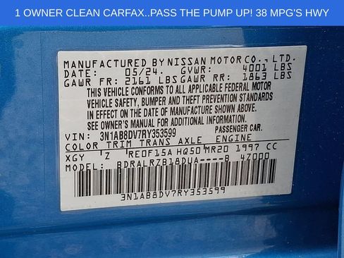 Used 2024 Nissan Sentra SR FWD image 27