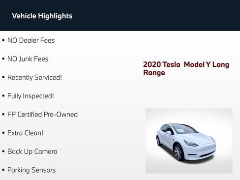 Used 2020 Tesla Model Y Long Range AWD/4WD image 3