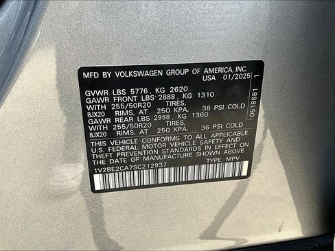 New 2025 Volkswagen Atlas Cross Sport SEL image 21