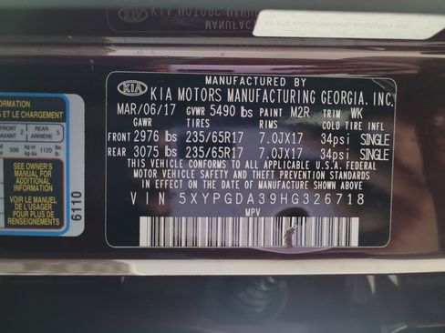 Used 2017 Kia Sorento AWD w/ LX Convenience Package image 33