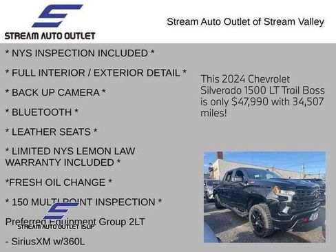 Used 2024 Chevrolet Silverado 1500 LT Trail Boss w/ Convenience Package II AWD/4WD image 4