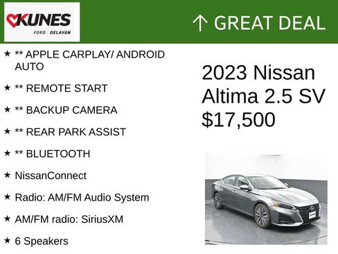 Used 2023 Nissan Altima 2.5 SV image 2