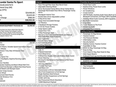 Used 2018 Hyundai Santa Fe Sport FWD image 27