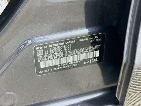 Used 2024 Mitsubishi Mirage G4 Black Edition image 39