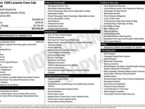 Used 2026 RAM 1500 Laramie AWD/4WD image 6