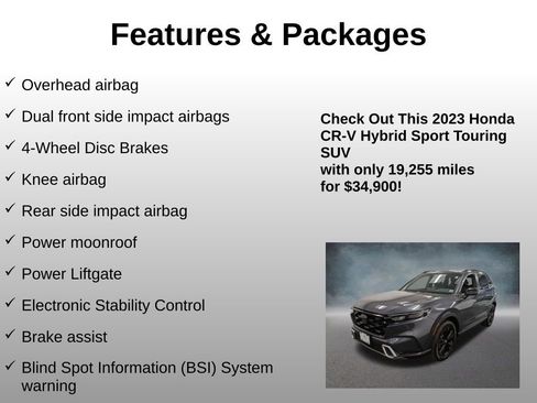 Certified 2023 Honda CR-V Sport Touring image 16