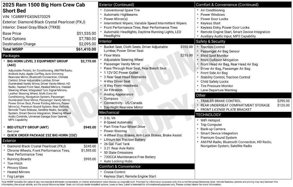 Used 2025 RAM 1500 Big Horn AWD/4WD image 26