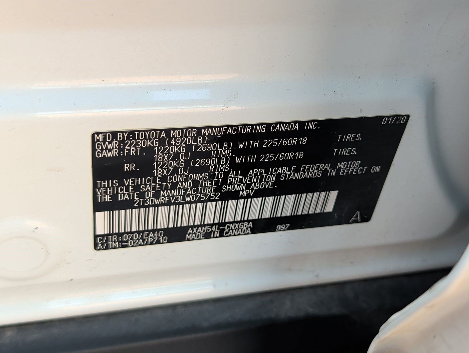 Used 2020 Toyota RAV4 Limited w/ Limited Grade Weather Package AWD/4WD image 31