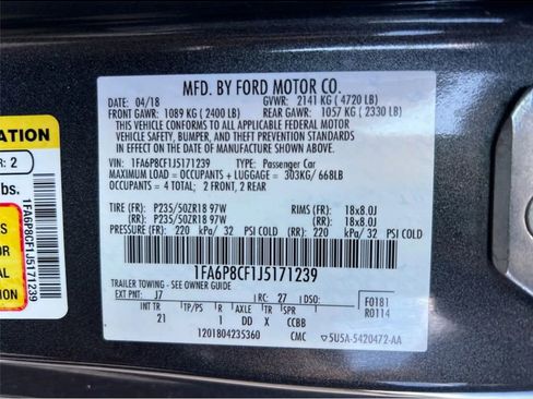 Used 2018 Ford Mustang GT RWD image 21