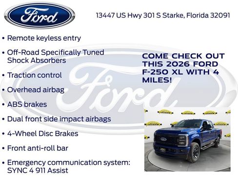 New 2026 Ford F250 XL w/ STX Appearance Package AWD/4WD image 30