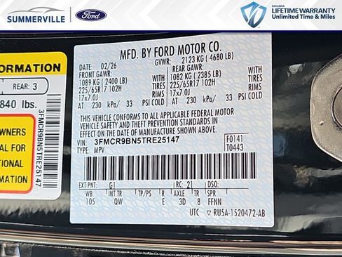 New 2026 Ford Bronco Sport Big Bend w/ Convenience Package AWD/4WD image 34