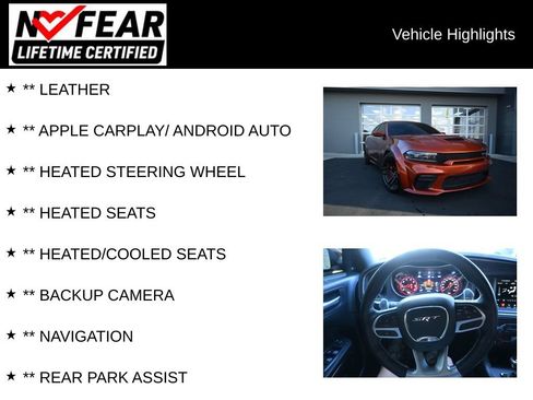 Used 2022 Dodge Charger SRT Hellcat w/ Navigation & Travel Group RWD image 2