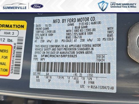 New 2025 Ford Bronco Sport Outer Banks w/ Outer Banks Tech Package+ AWD/4WD image 34
