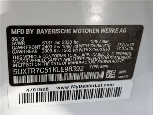 Used 2019 BMW X3 sDrive30i w/ Convenience Package image 26