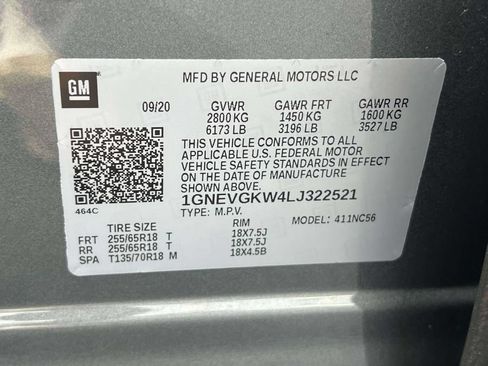 Used 2020 Chevrolet Traverse LT w/ Driver Confidence II Package AWD/4WD image 18