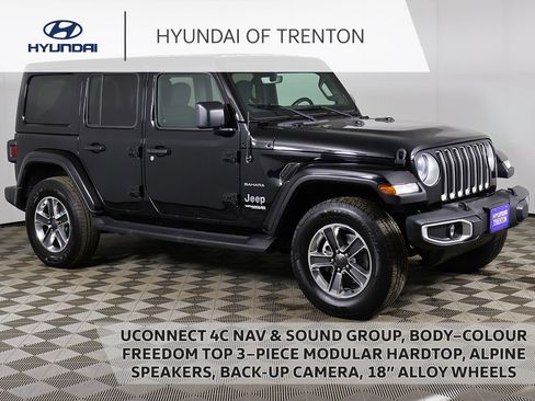 Used 2020 Jeep Wrangler Unlimited Sahara w/ Uconnect 4C Nav & Sound Group image 1