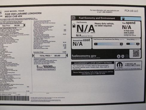 Used 2020 RAM 3500 Limited image 60