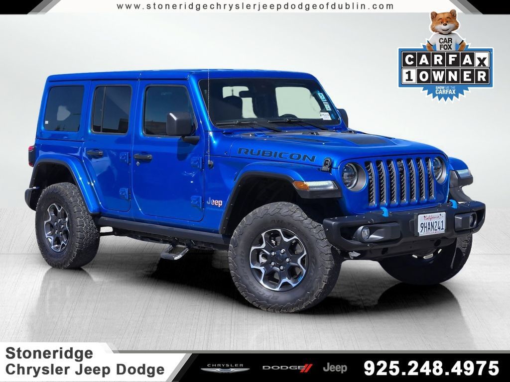 Used 2023 Jeep Wrangler Unlimited Rubicon 4xe w/ Steel Bumper Group AWD/4WD image 1
