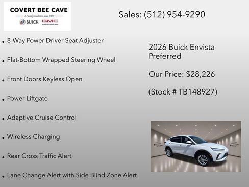 New 2026 Buick Envista Sport Touring w/ Convenience I Package FWD image 18