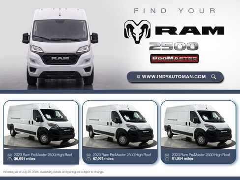 Used 2023 RAM ProMaster 2500 FWD image 18