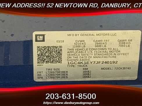 Used 2018 Chevrolet Silverado 3500 High Country w/ Duramax Plus Package AWD/4WD image 29